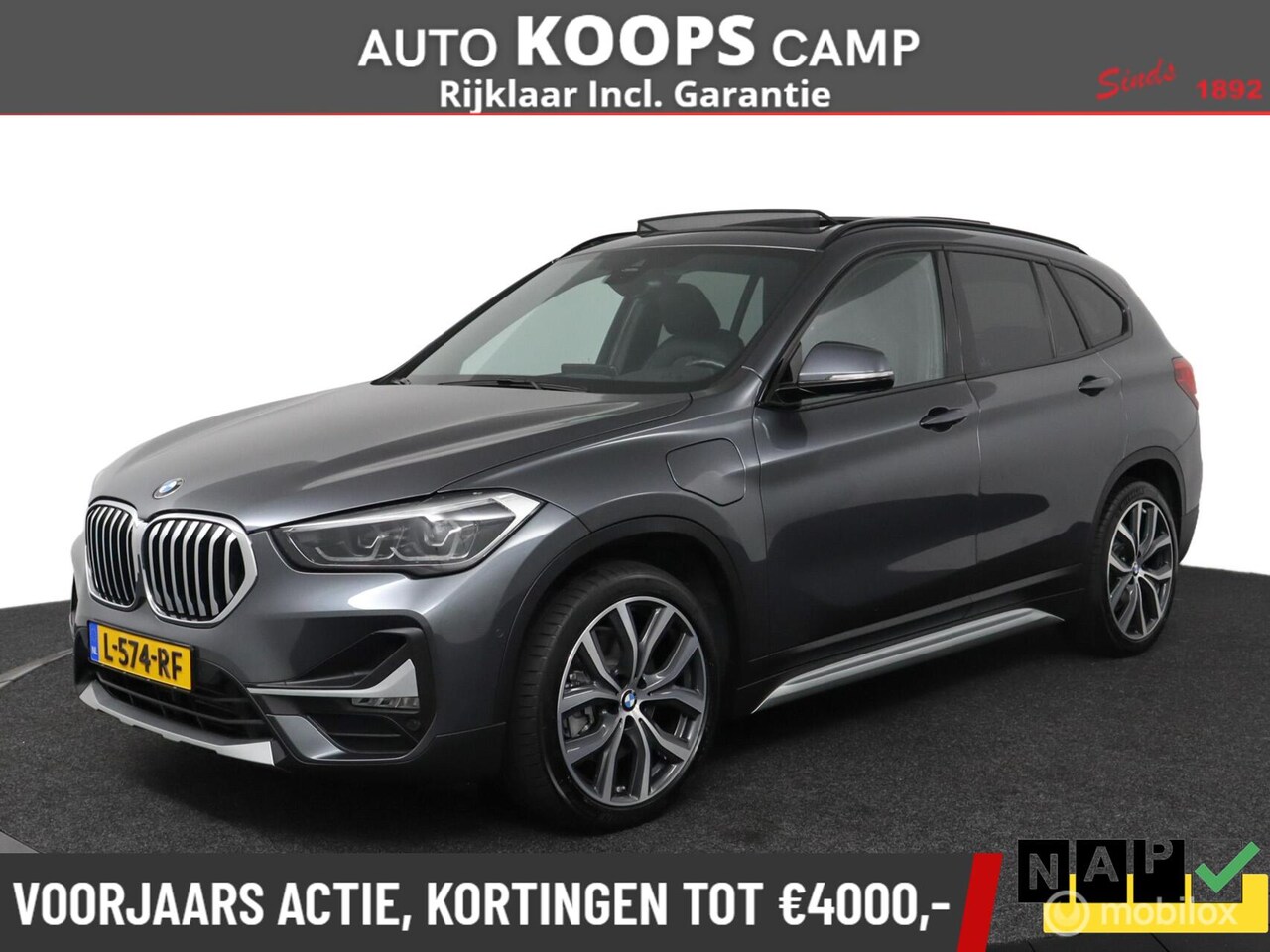 BMW X1 - xDrive25e eDrive Edition plug in hybride | 82% SOH| M-Sport | Pano-dak | Zwart-leder | 19L - AutoWereld.nl