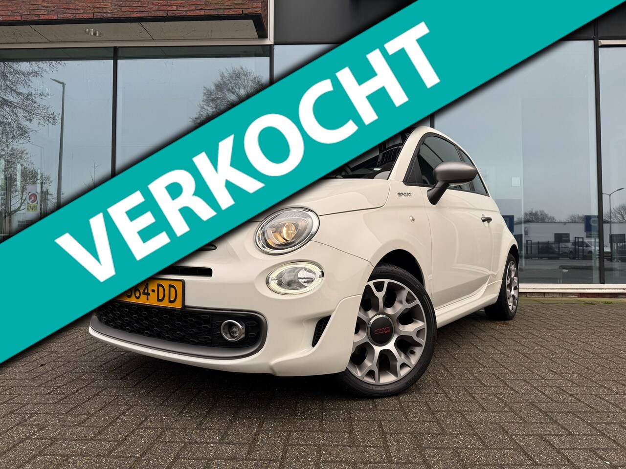 Fiat 500 - 1.0 Hybrid Sport - Navi - Panoramadak - Climate - Org.NL - AutoWereld.nl