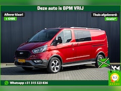 Ford Transit Custom - 2.0 TDCI L2H1 | 170PK | Trail | DC 5-Persoons | Camera | Carplay | Lederen interieur