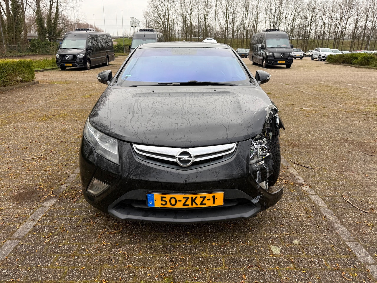 Opel Ampera - 1.4 Hybrid Aut Black Leather Black Metallic - AutoWereld.nl