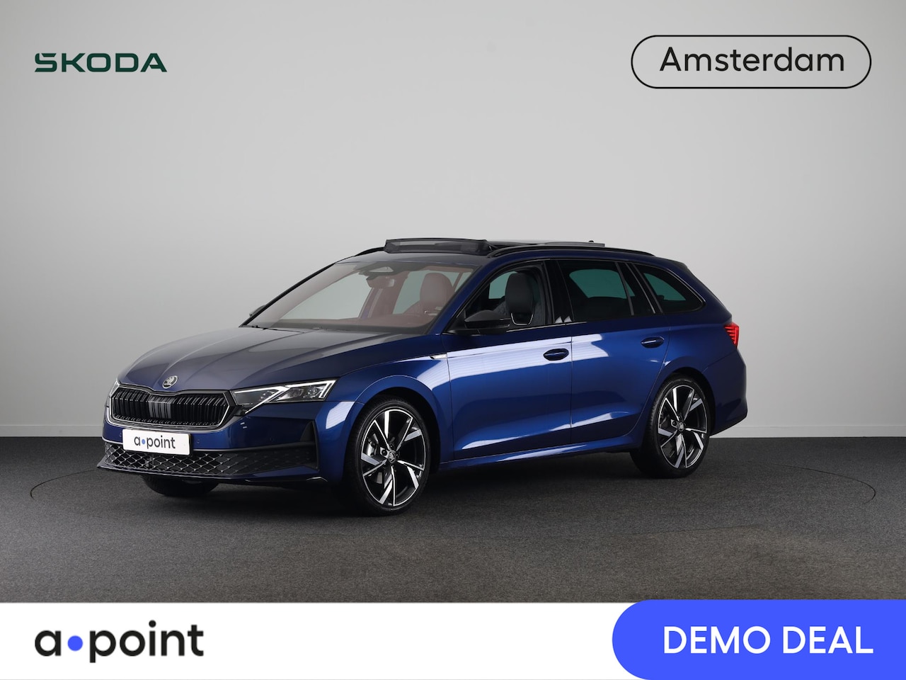 Skoda Octavia Combi - Sportline Tour m-HEV 1.5 TSI 150 pk 7 versn. DSG | Schuif/kanteldak | Travel assist | Trek - AutoWereld.nl