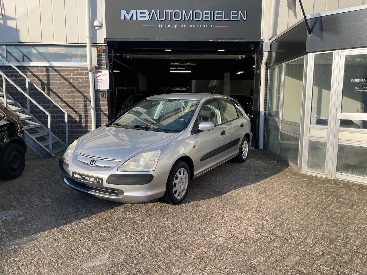 Honda Civic - 1.4i LS-5 Deurs/Airco/NAP/APK/Zilver-grijs! - AutoWereld.nl