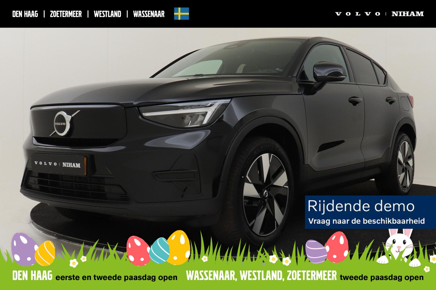 Volvo EC40 - SINGLE MOTOR PLUS 69 kWh -PANO.DAK|WARMTEPOMP|PRIVACY.GLASS|KEY-LESS|BLIS - AutoWereld.nl