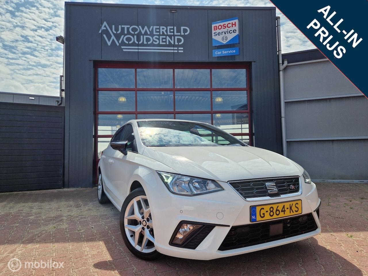 SEAT Ibiza - 1.0 TSI FR Business Intense 12MND BOVAG GAR|ACC|CLIMA|CARPLAY|CAMERA|KEYLESS|LMV 16"|NAVI| - AutoWereld.nl