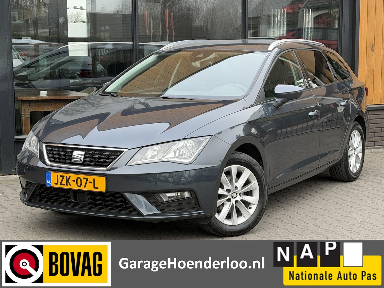 SEAT Leon ST - 1.0 Adaptive Cruise, Camera, Carplay, Trekhaak. Garantie - AutoWereld.nl