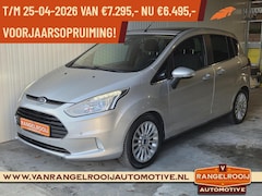 Ford B-Max - 1.0 EcoBoost Titanium, pano, 2x schuifd., voorruitverw., clima, cruise, 16" lmv