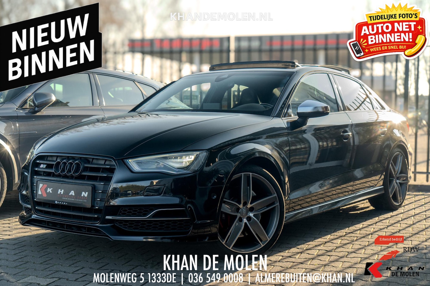 Audi A3 Limousine - 2.0 TFSI S3 quattro Pano|Kuipstoelen|Bang&Olufsen - AutoWereld.nl