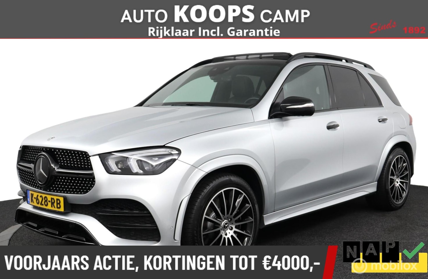 Mercedes-Benz GLE-Klasse - 350e 4-Matic Plug-in hydride AMG line | Pano-dak | Burmester | Luchtvering | Trekhaak | Ni - AutoWereld.nl