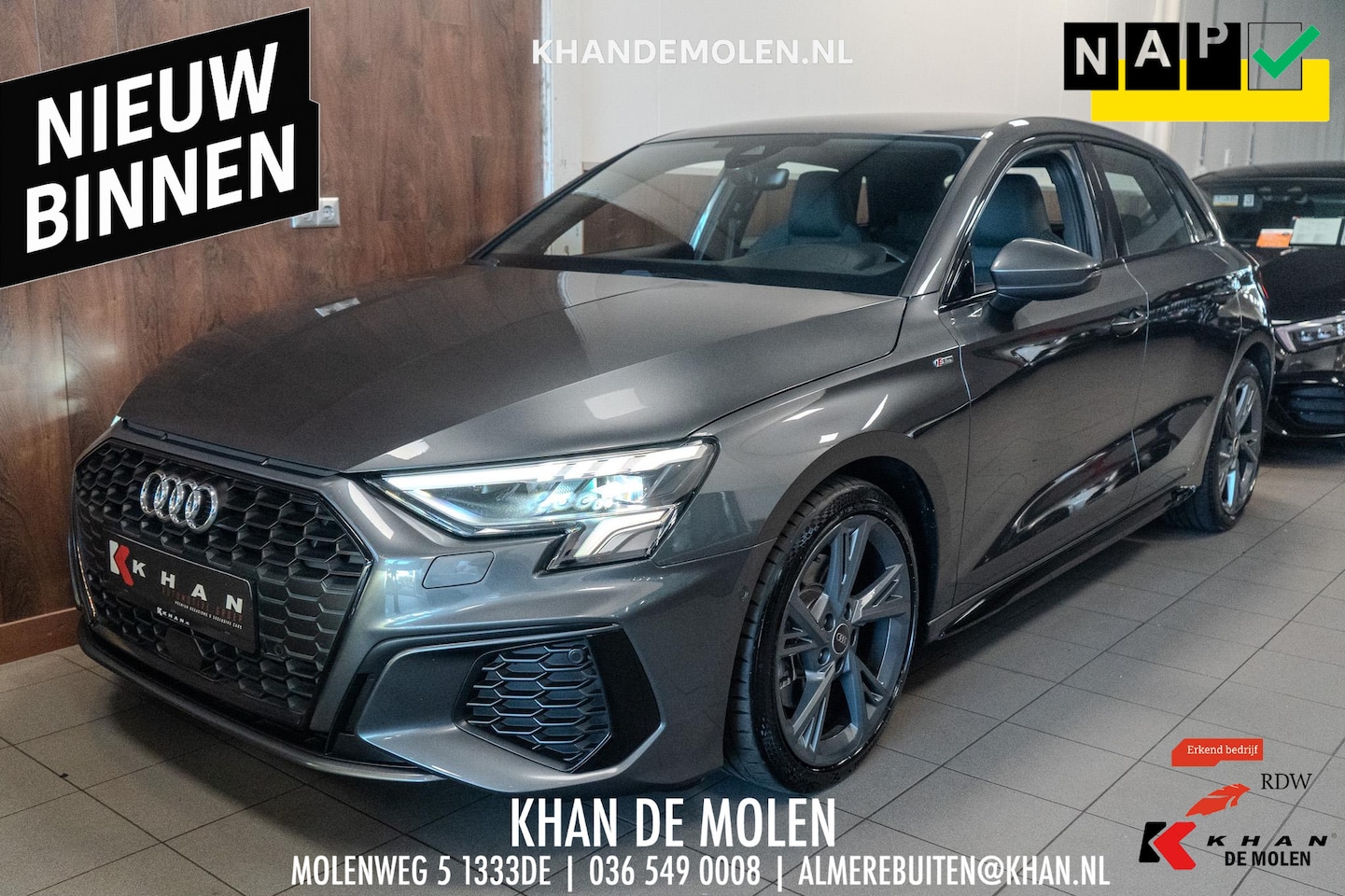 Audi A3 Sportback - 30 TFSI S-Line 3x S-line|Cruise|Digital Dashboard - AutoWereld.nl