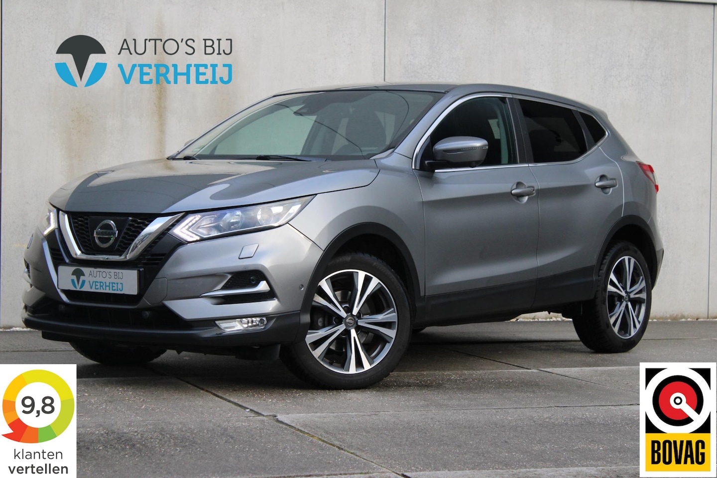 Nissan Qashqai - 1.2 Tekna /360 CAMERA  / TREKHAAK - AutoWereld.nl