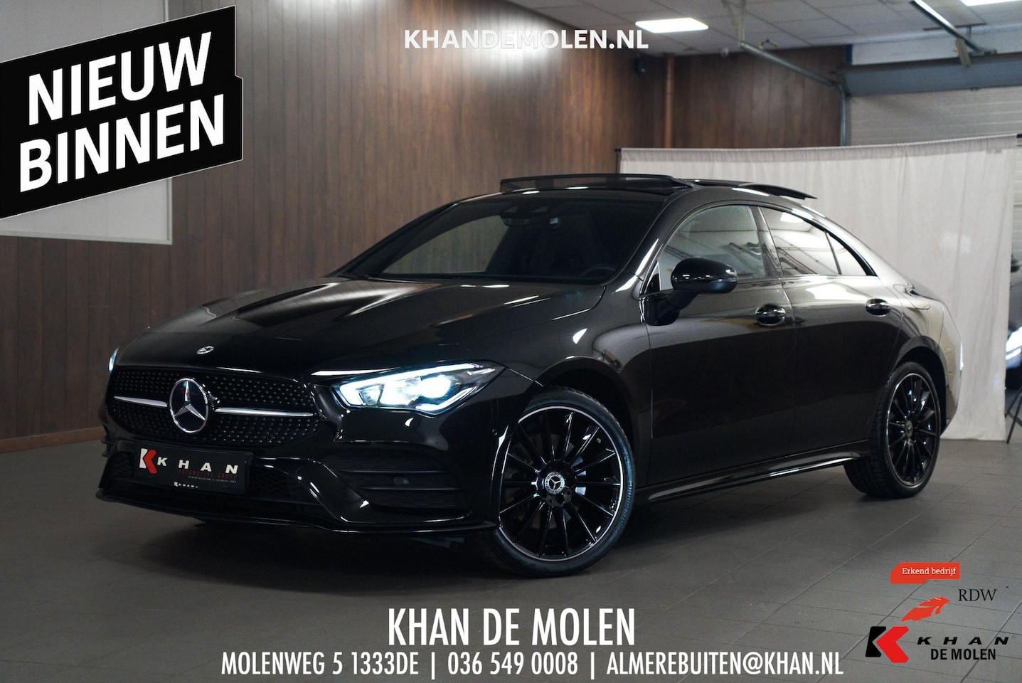 Mercedes-Benz CLA-Klasse - 250 e AMG Line VOL|Pano|Leder|Memory|ACC - AutoWereld.nl