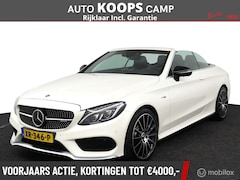 Mercedes-Benz C-klasse Cabrio - AMG 43 4MATIC 367Pk Aut-9 | Zwart-leder | Stoelverw./koeling | Sportuitlaat | parelmoer wi