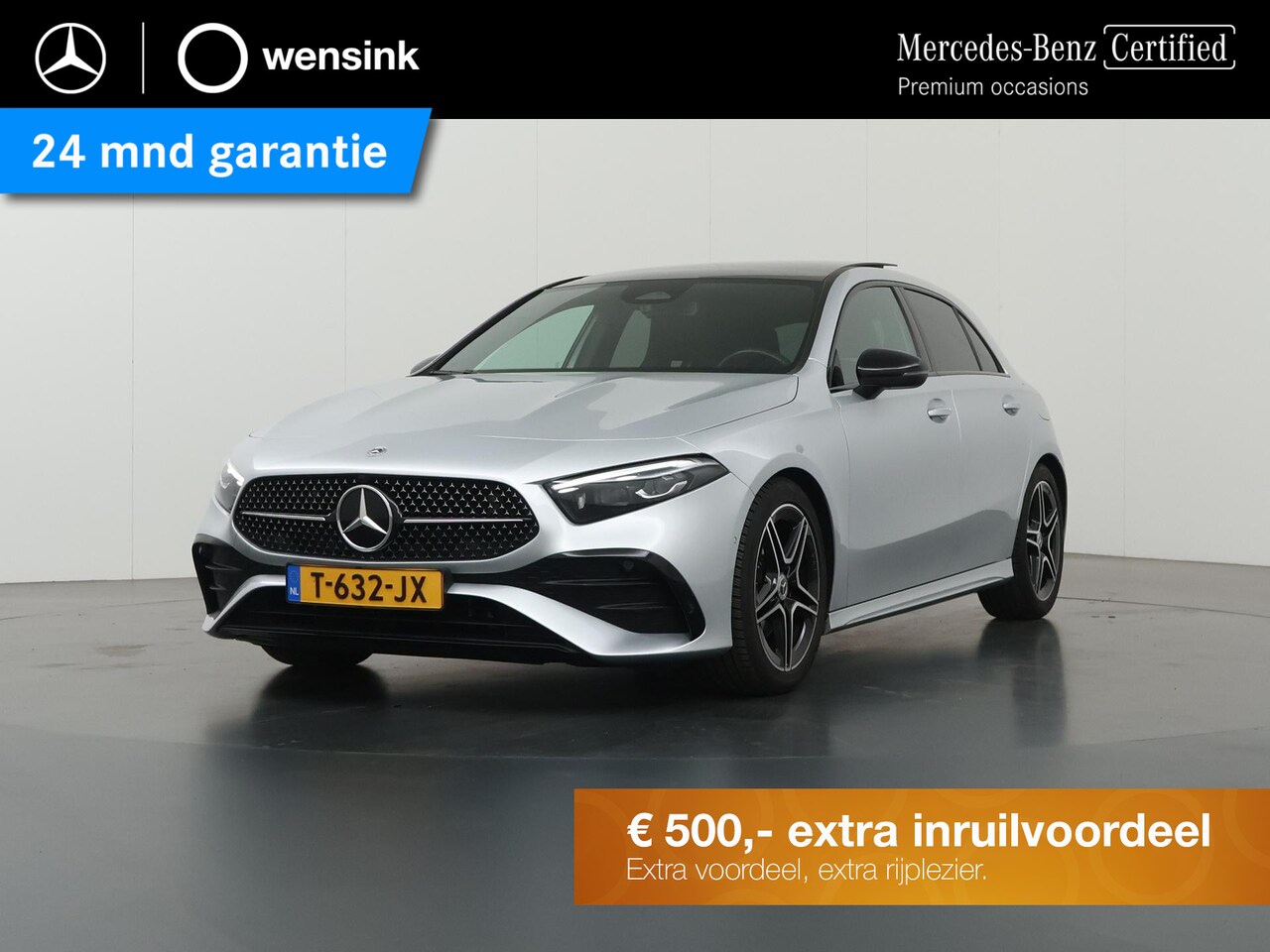 Mercedes-Benz A-klasse - 180 AMG Line | Night pakket | Panoramadak | Sfeerverlichting | - AutoWereld.nl