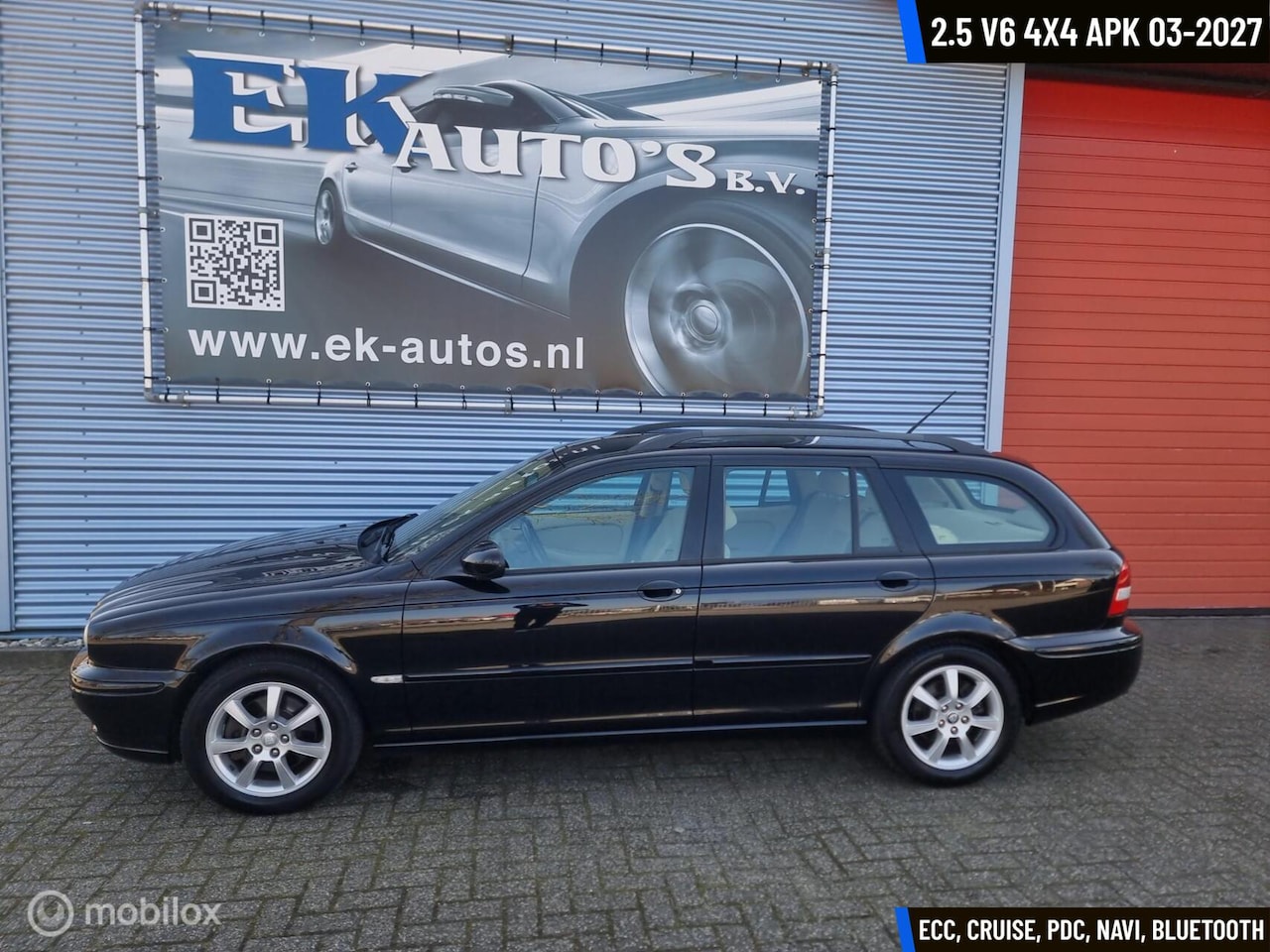 Jaguar X-type Estate - 2.5 V6 Executive 4x4 Navi, Cruise, ECC - AutoWereld.nl