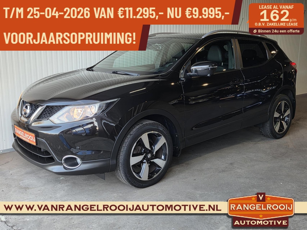 Nissan Qashqai - 1.2 Tekna 1.2 Tekna, pano, stoelverw., half leer, clima, cruise, 18" - AutoWereld.nl