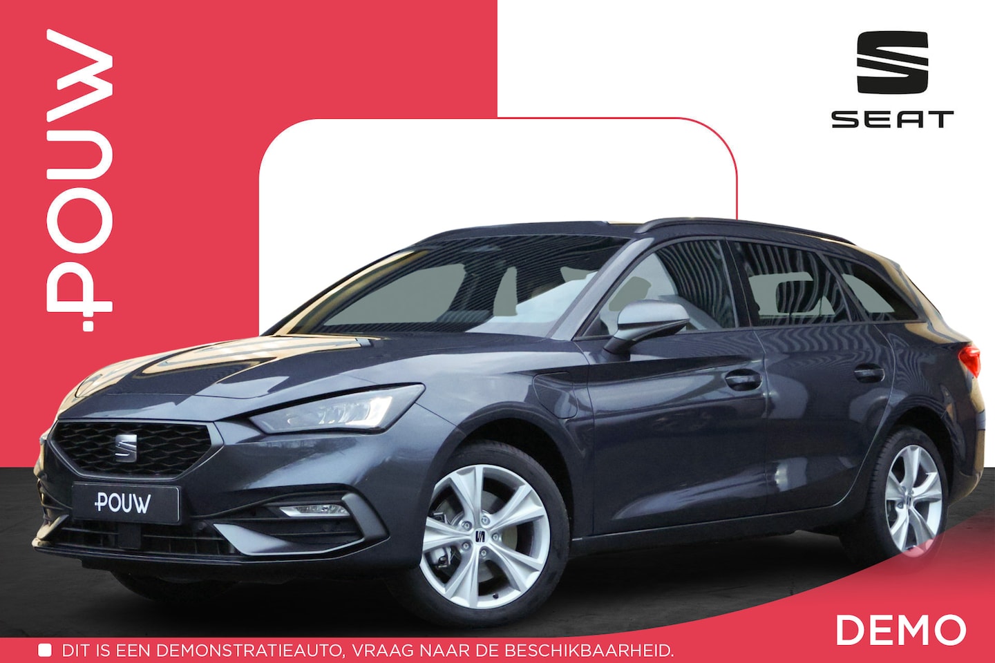 SEAT Leon Sportstourer - 1.5 TSI e-Hybrid 204pk FR Business | Apple Carplay/Android Auto | 17" Velgen - AutoWereld.nl