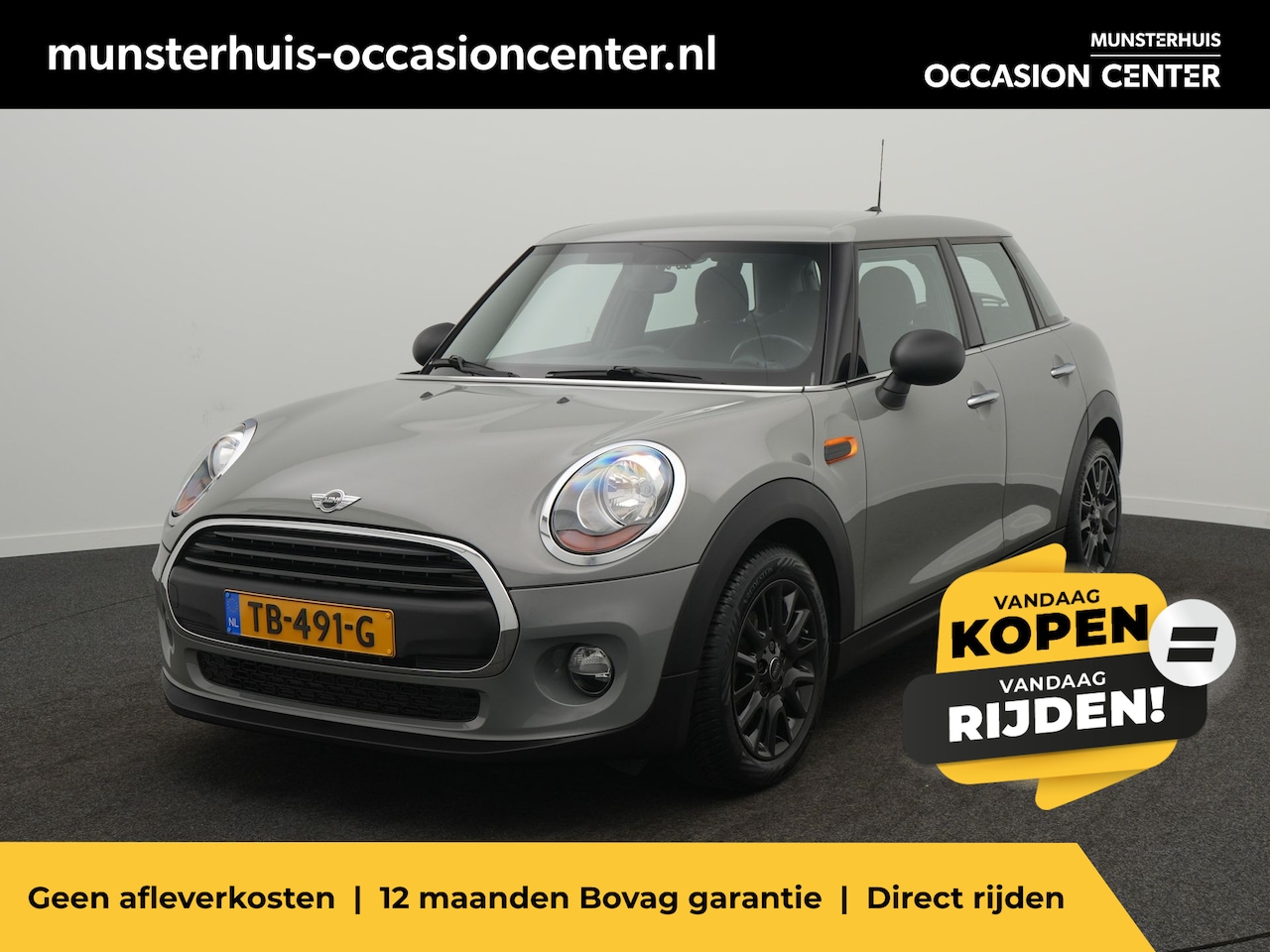 MINI One - 1.5 One Salt Business - RIJKLAARPRIJS - All Seasonbanden - Cruise Control - Lichtmetalen v - AutoWereld.nl