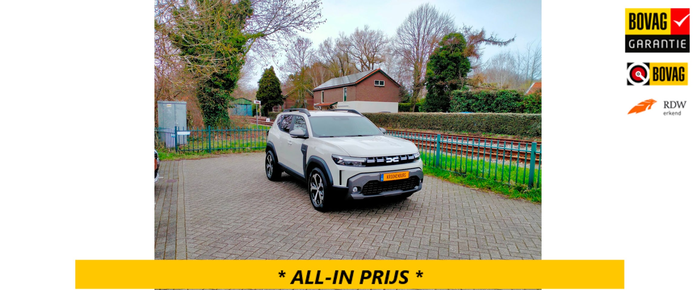 Dacia Duster - 1.6 Hybrid 140 Journey luxe uitv. 360 cam trekhaak ALLINPRIJS - AutoWereld.nl