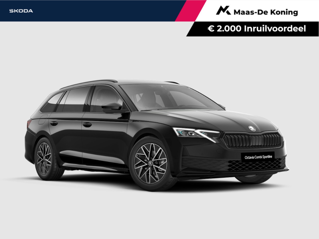 Skoda Octavia Combi - Sportline Business 1.5 TSI m-HEV 110 kW / 150 PK | trekhaak wegklapbaar | 17'' Slagard aer - AutoWereld.nl