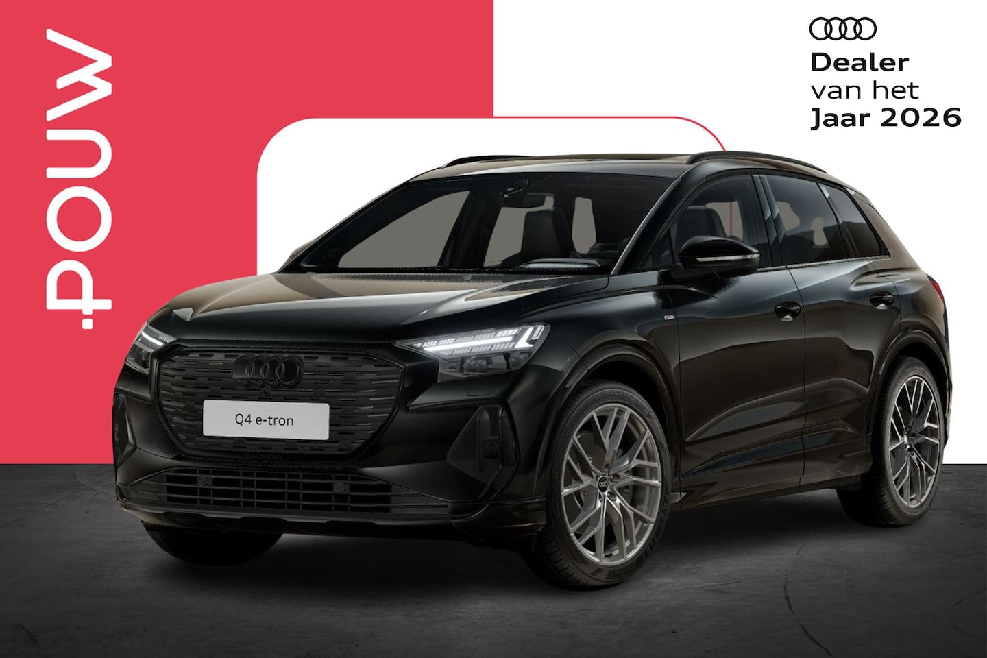 Audi Q4 e-tron - 45 quattro 286pk S Edition Competition 82 kWh | Panoramadak | Trekhaak Wegklapbaar - AutoWereld.nl