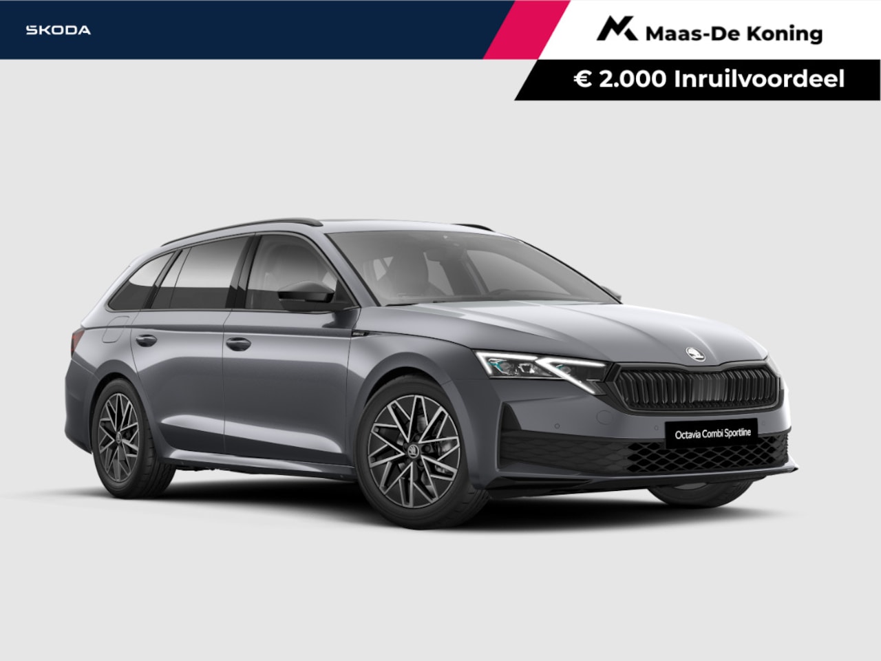 Skoda Octavia Combi - Sportline Business 1.5 TSI m-HEV 110 kW / 150 PK | Trekhaak wegklapbaar | Panoramisch schu - AutoWereld.nl