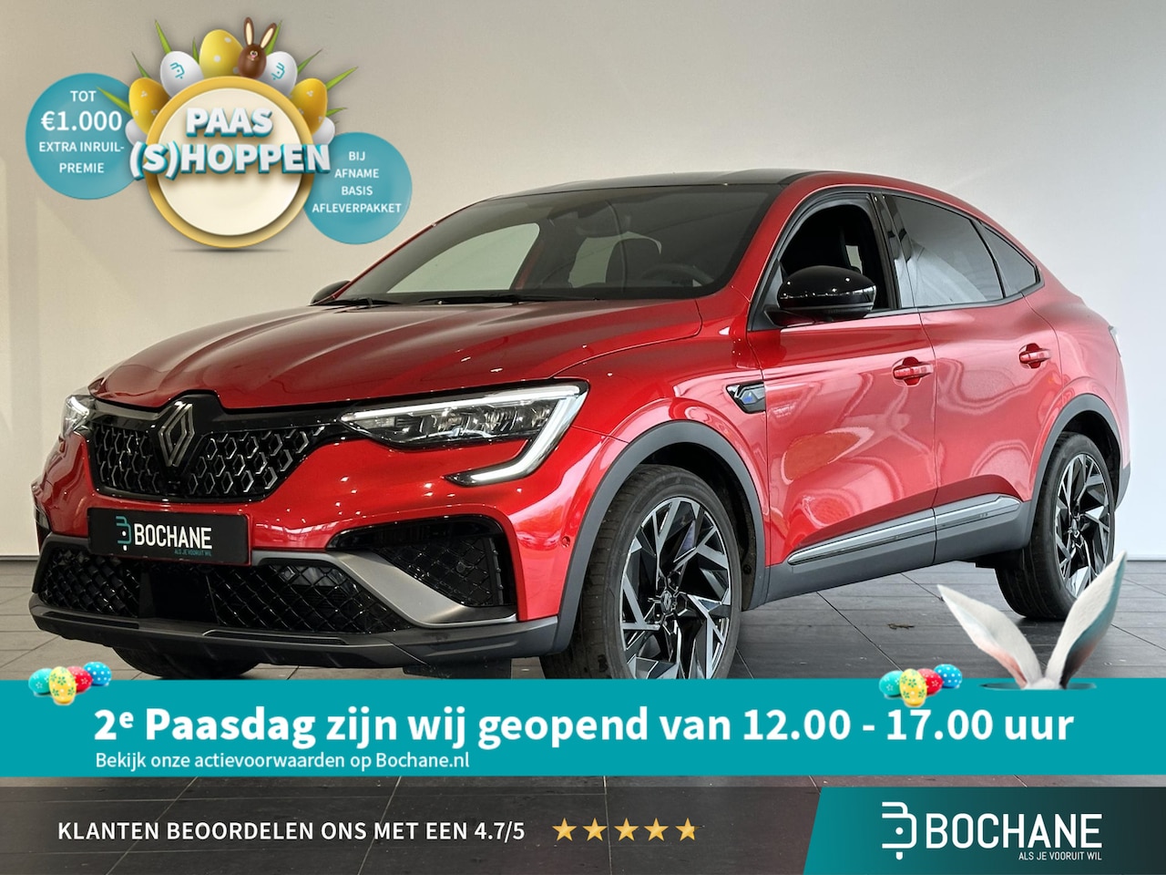 Renault Arkana - 1.6 E-Tech full hybrid 145 esprit Alpine NAVIGATIE | BOSE AUDIO | 360° CAMERA | ADAPTIVE C - AutoWereld.nl