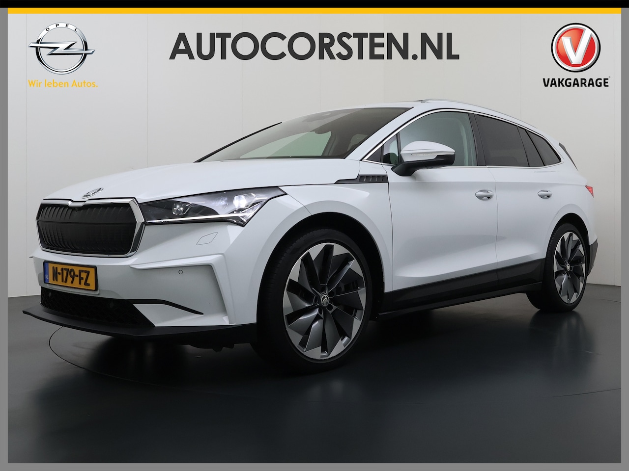 Skoda Enyaq iV - 80 SOH 93% Warmtepomp Panoramadak Leder Adap.Cruise Lmv 21" Elek.Stoel+Memory+Verwarmd Cam - AutoWereld.nl