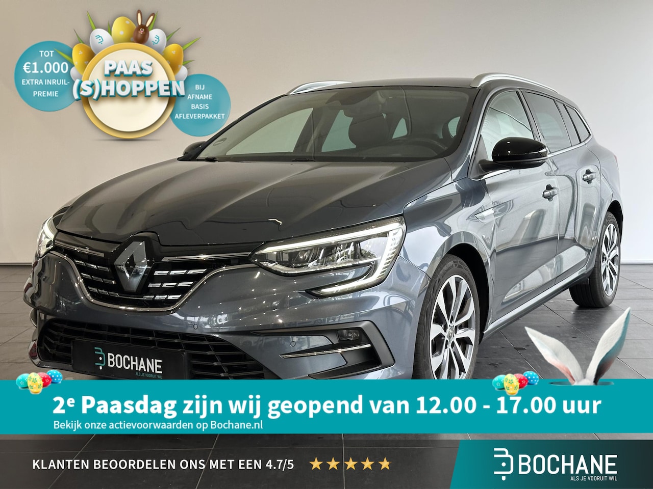Renault Mégane Estate - 1.3 TCe 140 Techno | AUTOMAAT | STOEL-/STUURVERWARMING | ACHTERUITRIJCAMERA | PARKEERSENSO - AutoWereld.nl