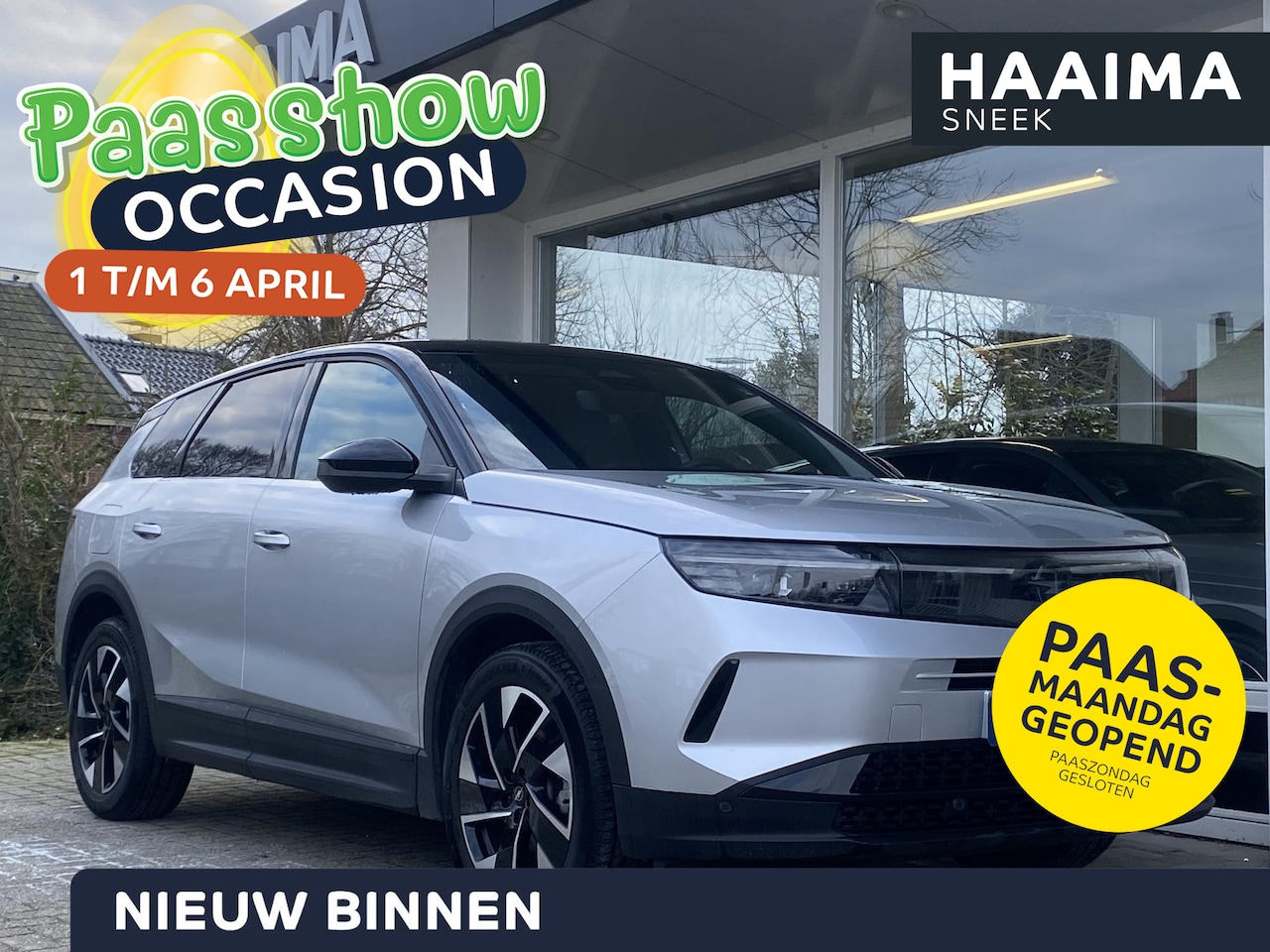 Opel Grandland - 1.2 Turbo Hybrid GS | Automaat | Achteruitrijcamera | Stoelverwarming | Climate & Cruise C - AutoWereld.nl