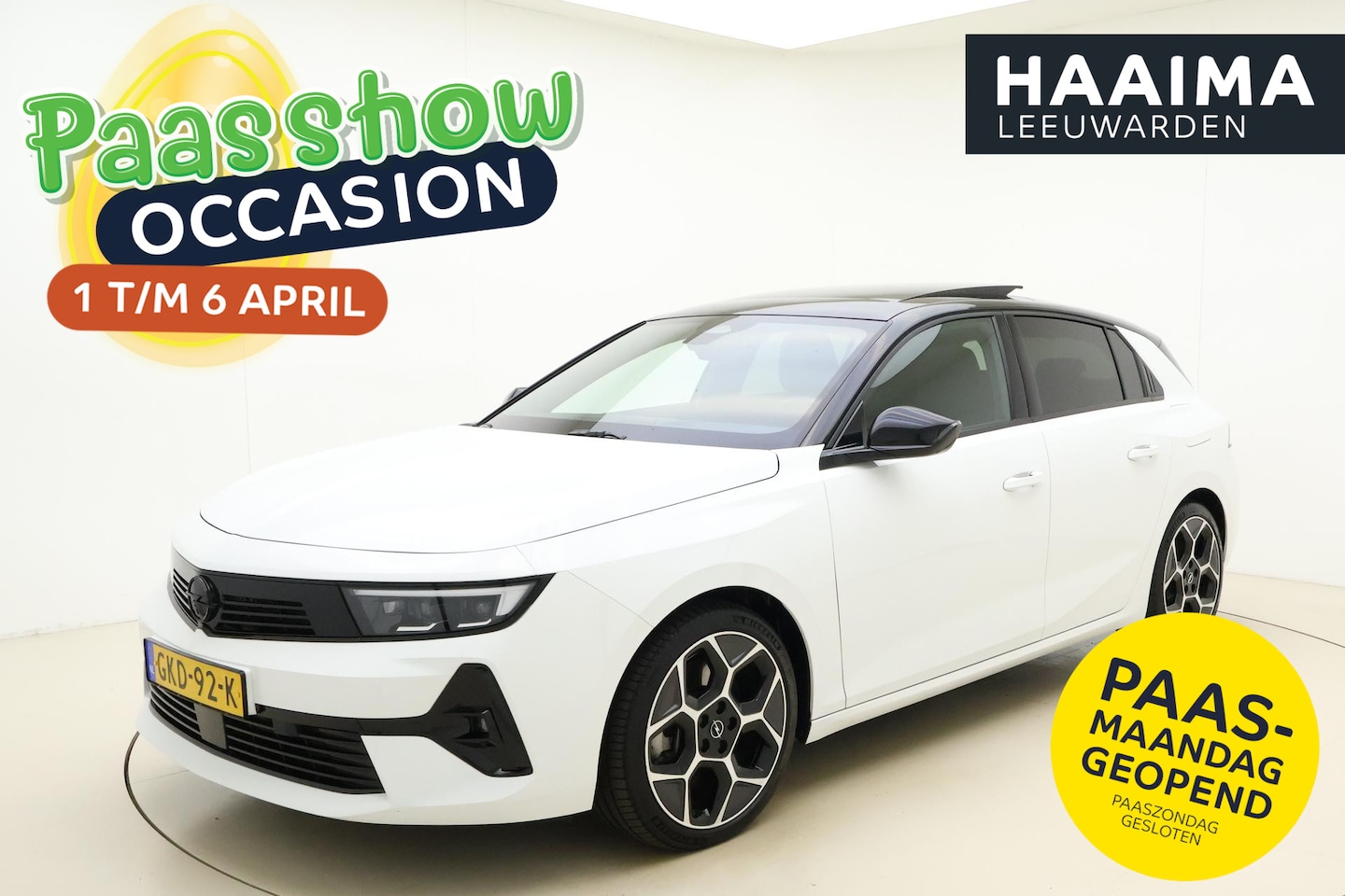 Opel Astra - 1.6 Turbo Plug In Hybrid Ultimate | Schuif-/kanteldak | Trekhaak afneembare kogel | 18" li - AutoWereld.nl