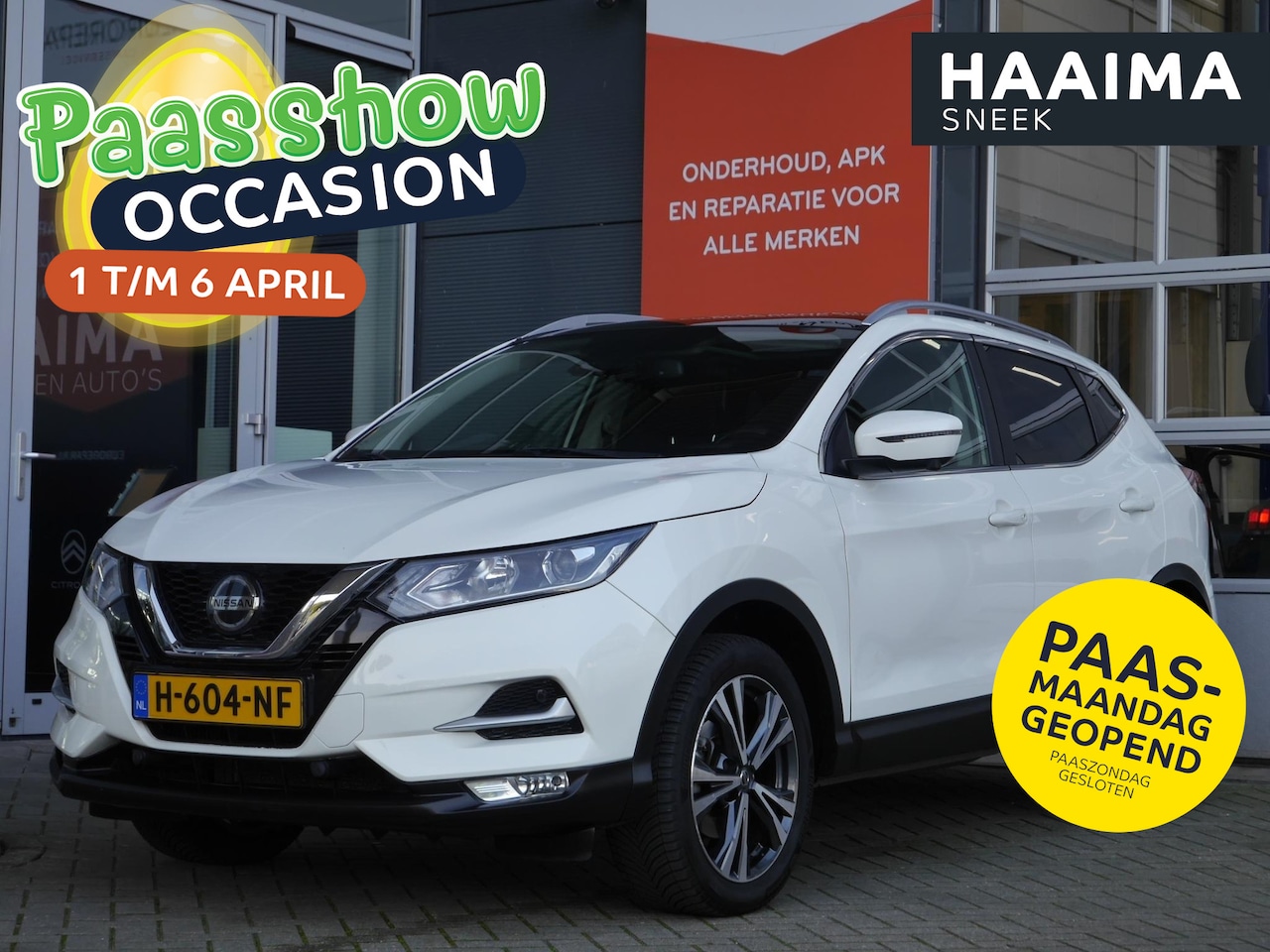 Nissan Qashqai - 1.2 N-Connecta | Panoramadak | Trekhaak | Parkeersensoren achter | Camera | Climate contro - AutoWereld.nl