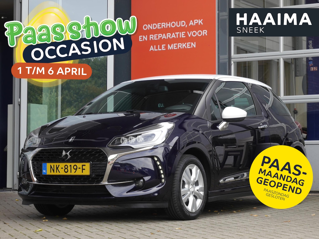 DS 3 - 1.2 PureTech So Chic 110PK | Lage kmstand | Navigatie | Achteruitrijcamera | Lichtmetalen - AutoWereld.nl