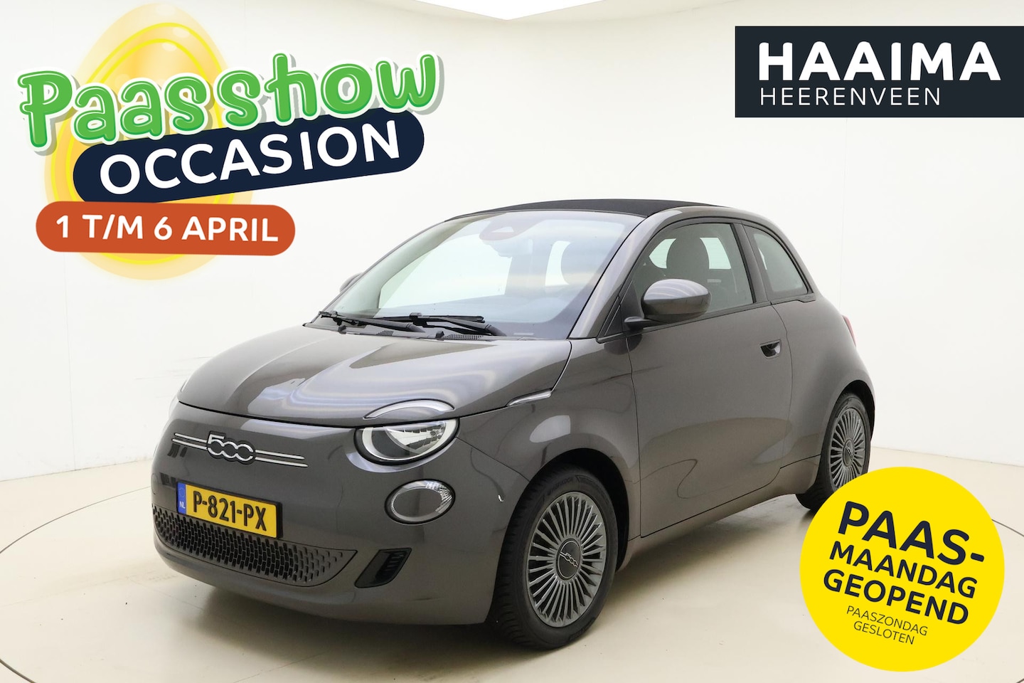 Fiat 500 C - Passion 42 kWh Cabrio | LM velgen | Airco | - AutoWereld.nl