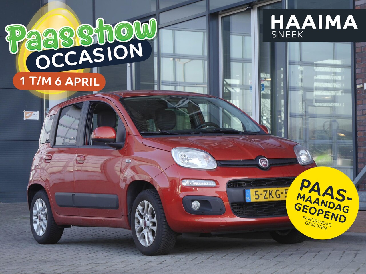 Fiat Panda - 0.9 TwinAir Lounge | Climate control | Lichtmetalen velgen | Mistlampen | Trekhaak | Buite - AutoWereld.nl