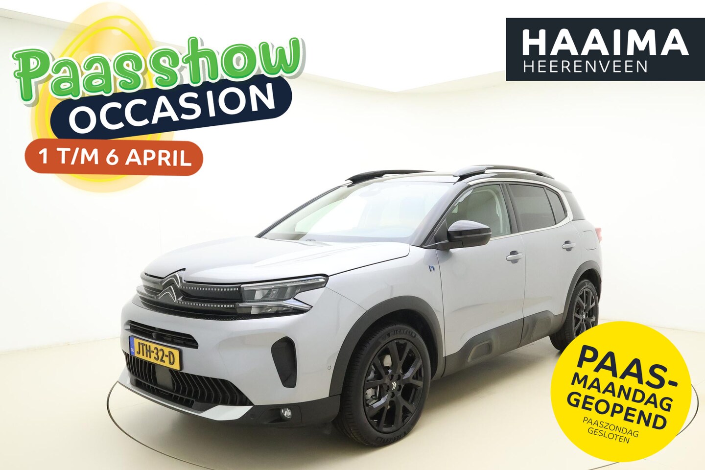 Citroën C5 Aircross - 1.6 Plug-in Hybrid 180 Max | Schuif-/kanteldak | Adaptieve Cruise | 360gr Camera | Keyless - AutoWereld.nl