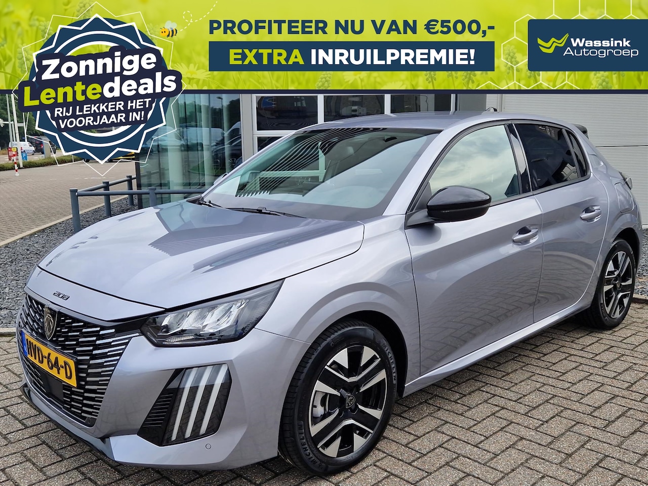 Peugeot 208 - 1.2 Hybrid 100 e-DCS6 Allure | LENTEDEALS | Navigatie | Camera achter | Stoelverwarming | - AutoWereld.nl