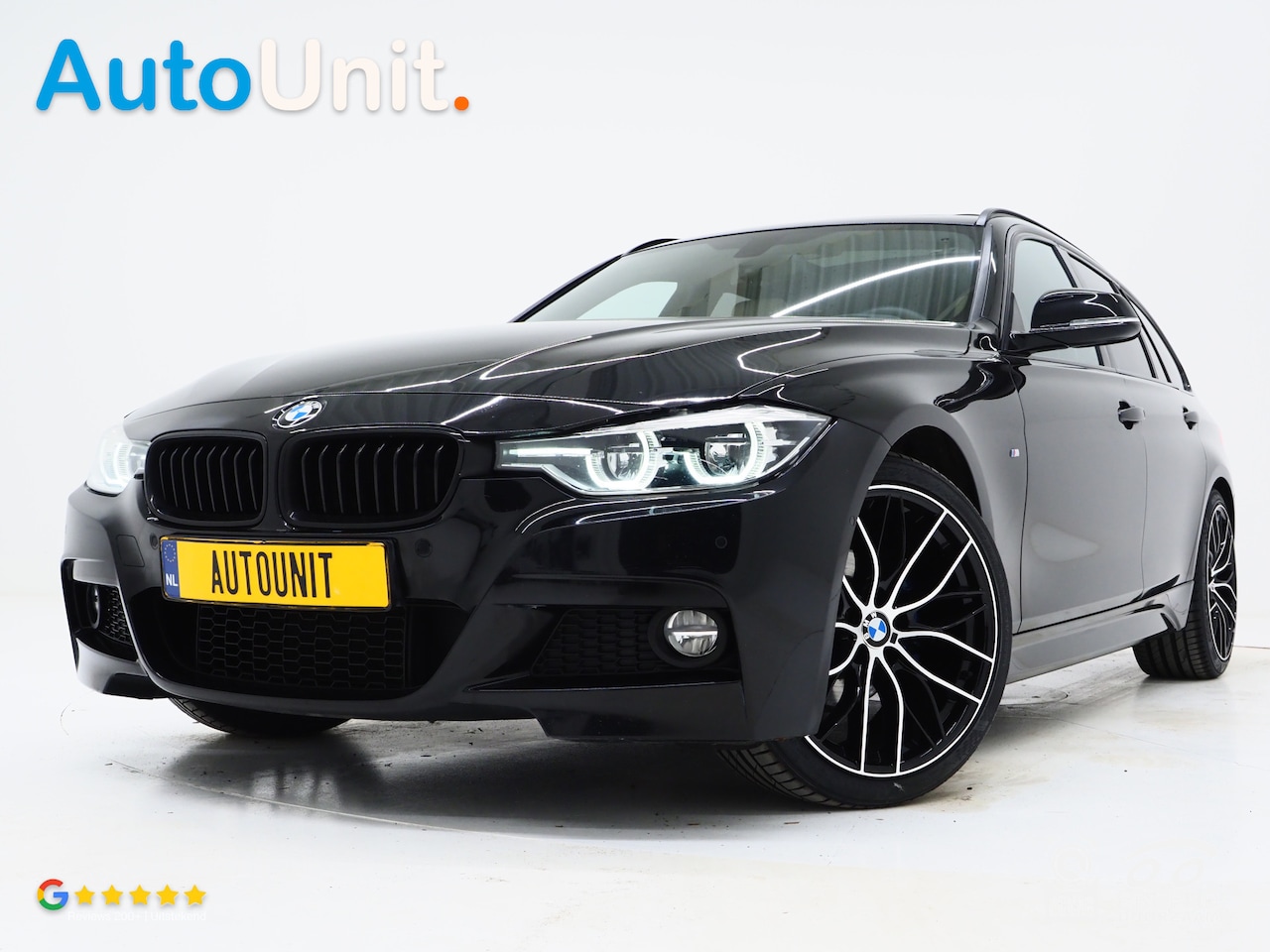 BMW 3-serie Touring - 320i M Sport Shadow | Panoramadak | Leder | Keyless | Memory | Sfeerlicht | Zwarte Hemel | - AutoWereld.nl
