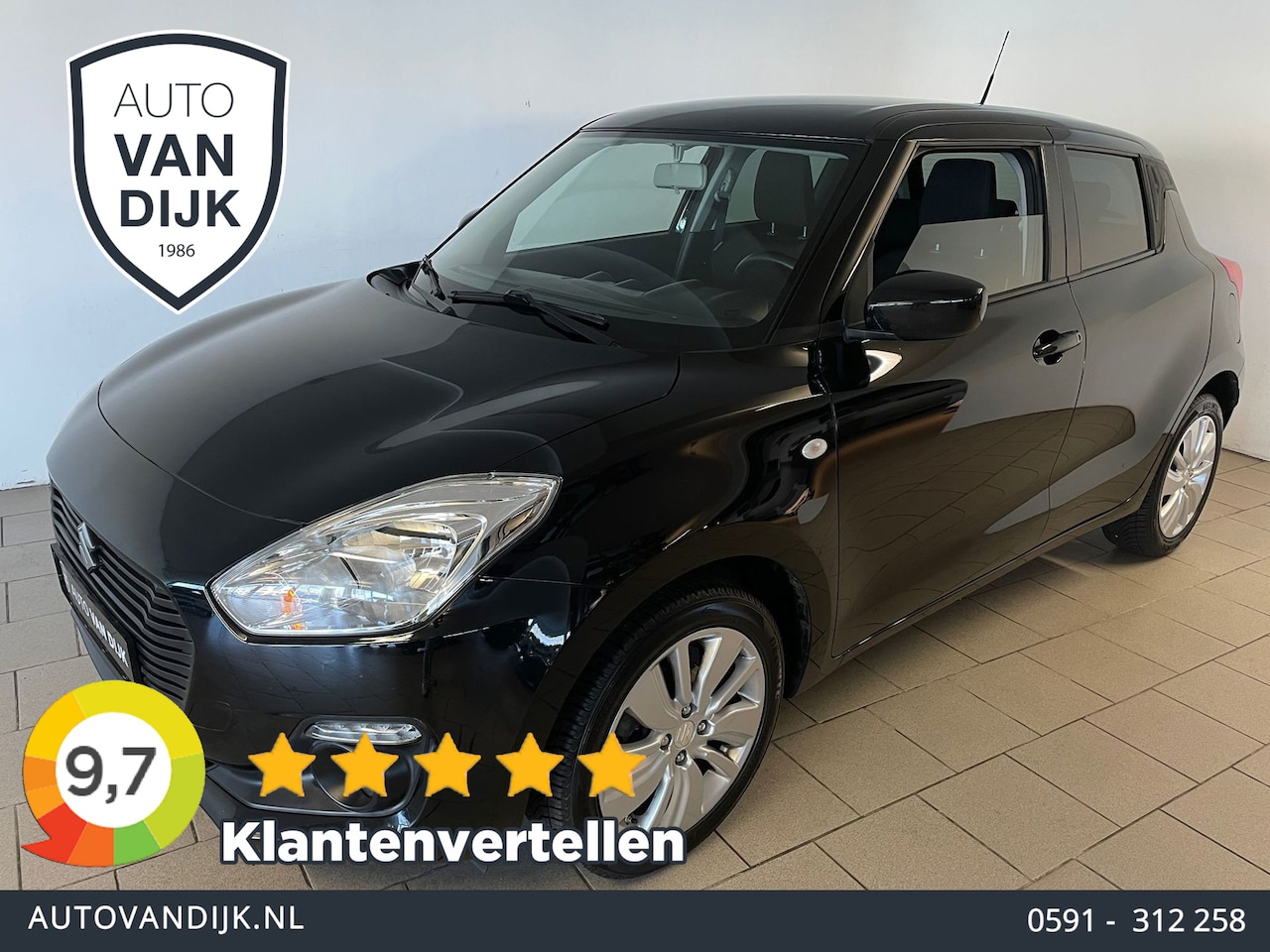 Suzuki Swift - 1.2 Select AIRCO NAVI BLUETOOTH STOELVERW ELEK RAMEN CENT VERG VELGEN 5 DEUREN TREKHAAK PR - AutoWereld.nl
