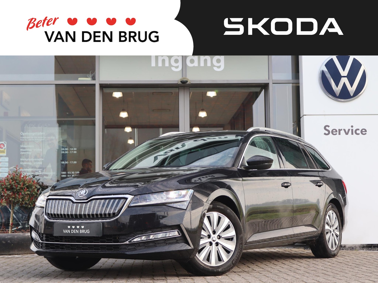 Skoda Superb Combi - 1.4 TSI iV 218 pk DSG Style | Trekhaak zwenkbaar | Voorstoelen met Geheugen | DCC | LED | - AutoWereld.nl