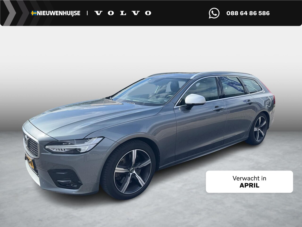 Volvo V90 - 2.0 T4 Business Sport Full LED | Camera | Adaptieve cruise control | stoel + stuur verwarm - AutoWereld.nl