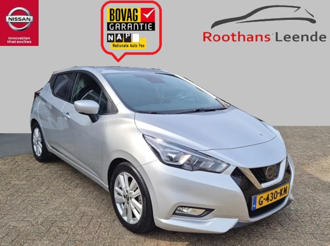 Nissan Micra - 1.0 100PK IG-Turbo N-Connecta Navi Pack - Camera - AutoWereld.nl