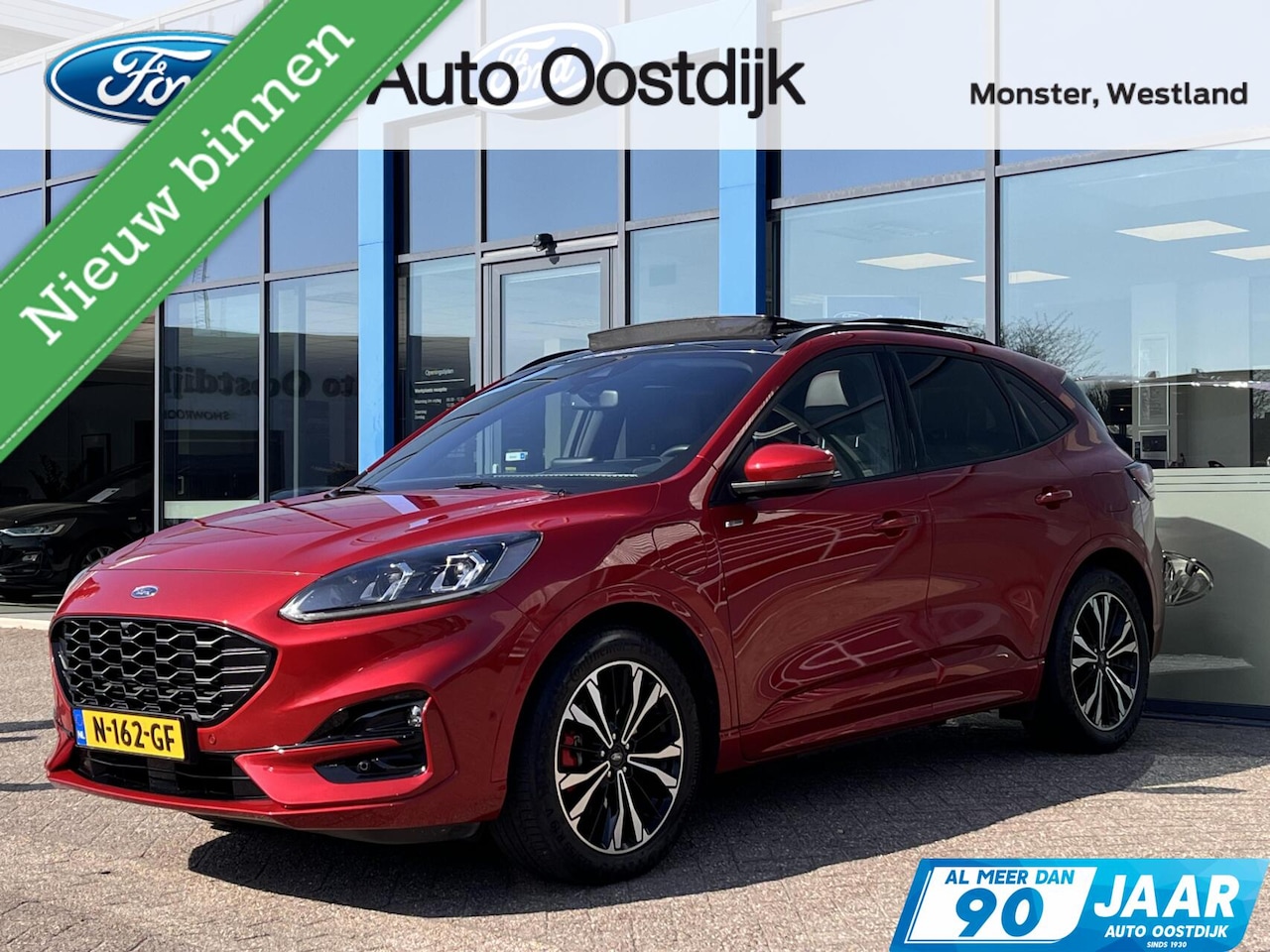 Ford Kuga - 2.5 PHEV ST-Line X 225PK Afn. Trekhaak Panodak Adaptieve Cruis Winterpack Head-Up Blind-Sp - AutoWereld.nl