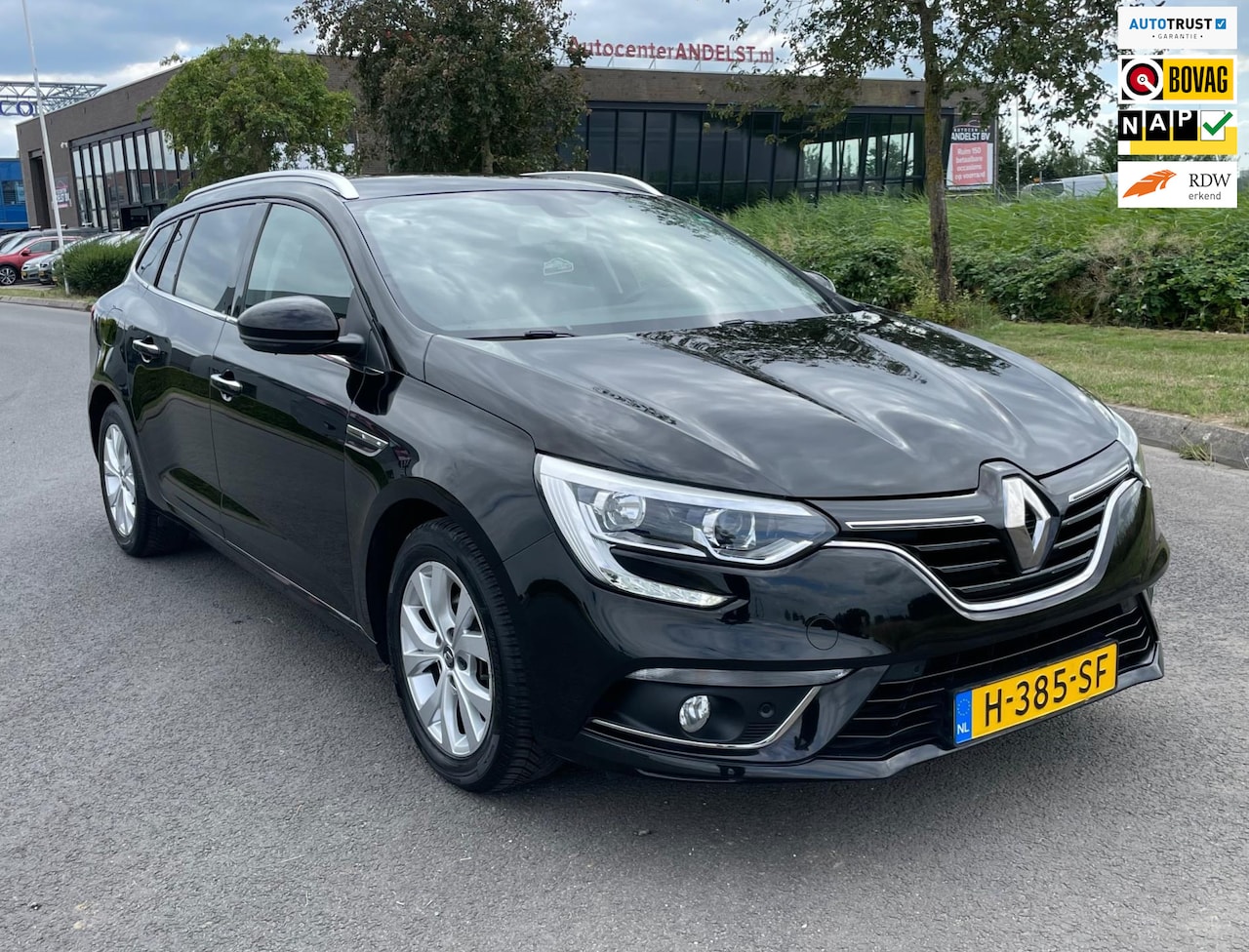 Renault Mégane Estate - 1.3 TCe Limited 1.3 TCe Limited, 140PK, Trekhaak, Cam, Pdc, Navi, Stoelverw, Keyless, Dealer oh! - AutoWereld.nl