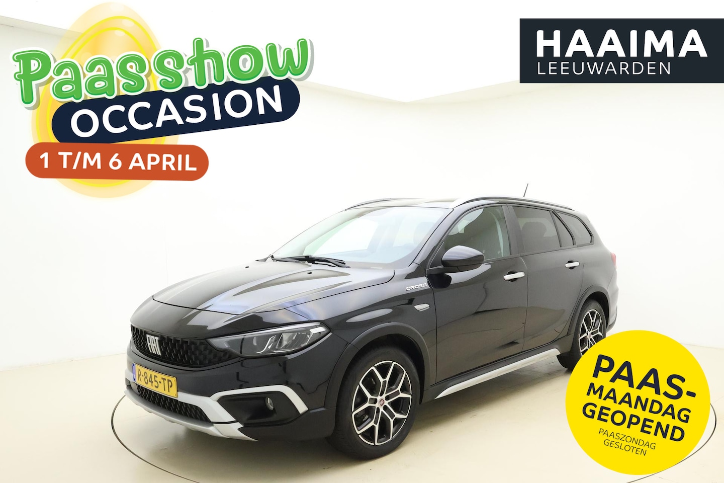 Fiat Tipo Stationwagon - Cross 1.5 Hybrid Automaat | Navigatie | Trekhaak | Climate control | Keyless | Dakrails | - AutoWereld.nl