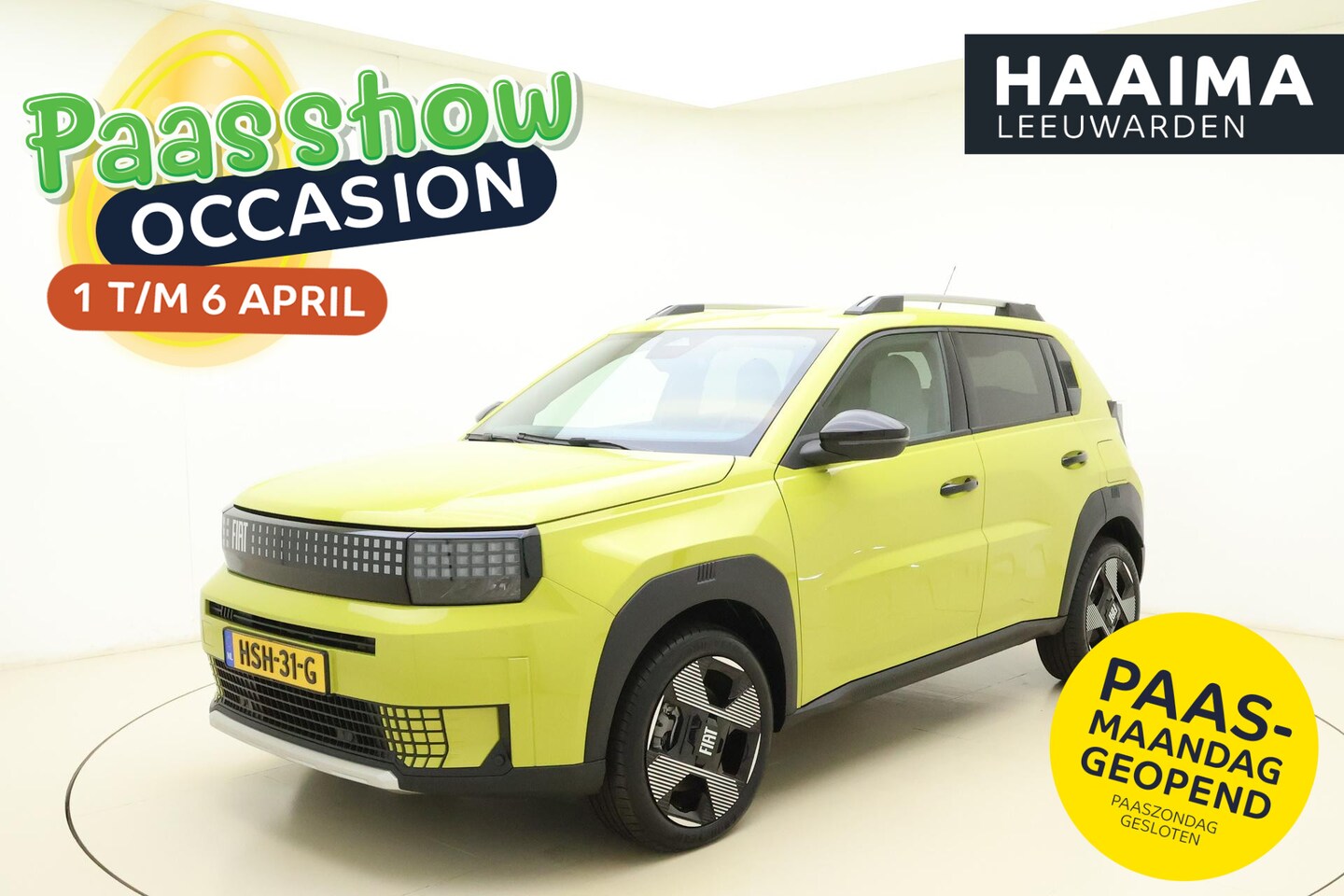 Fiat Grande Panda - La Prima 11 kW 44 kWh | Navigatie | Stoel & Stuurverwarming | Camera | Dakrails | Keyless - AutoWereld.nl