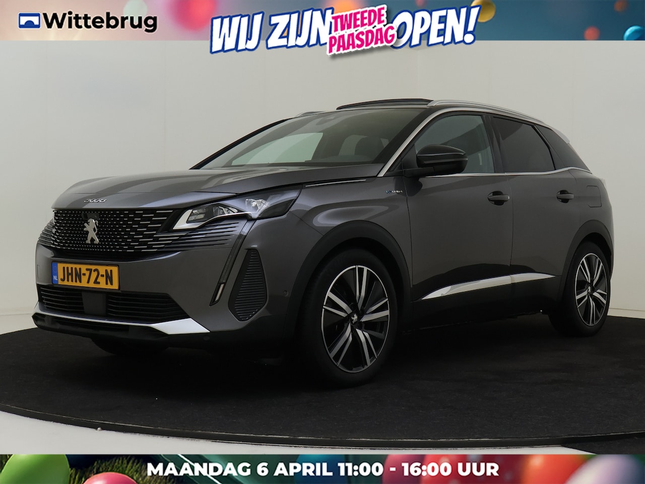 Peugeot 3008 - 1.6 HYbrid4 300 GT Avantage | Schuifdak | Afn. Trekhaak | Leder | Camera | Focal | - AutoWereld.nl