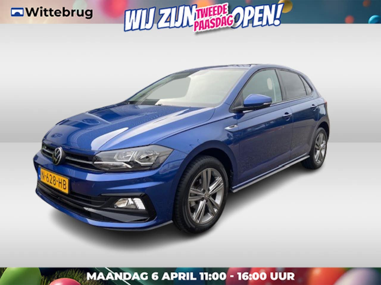 Volkswagen Polo - 1.0 TSI R-Line Edition / Navi/ Airco / APP Connect / 16" - AutoWereld.nl