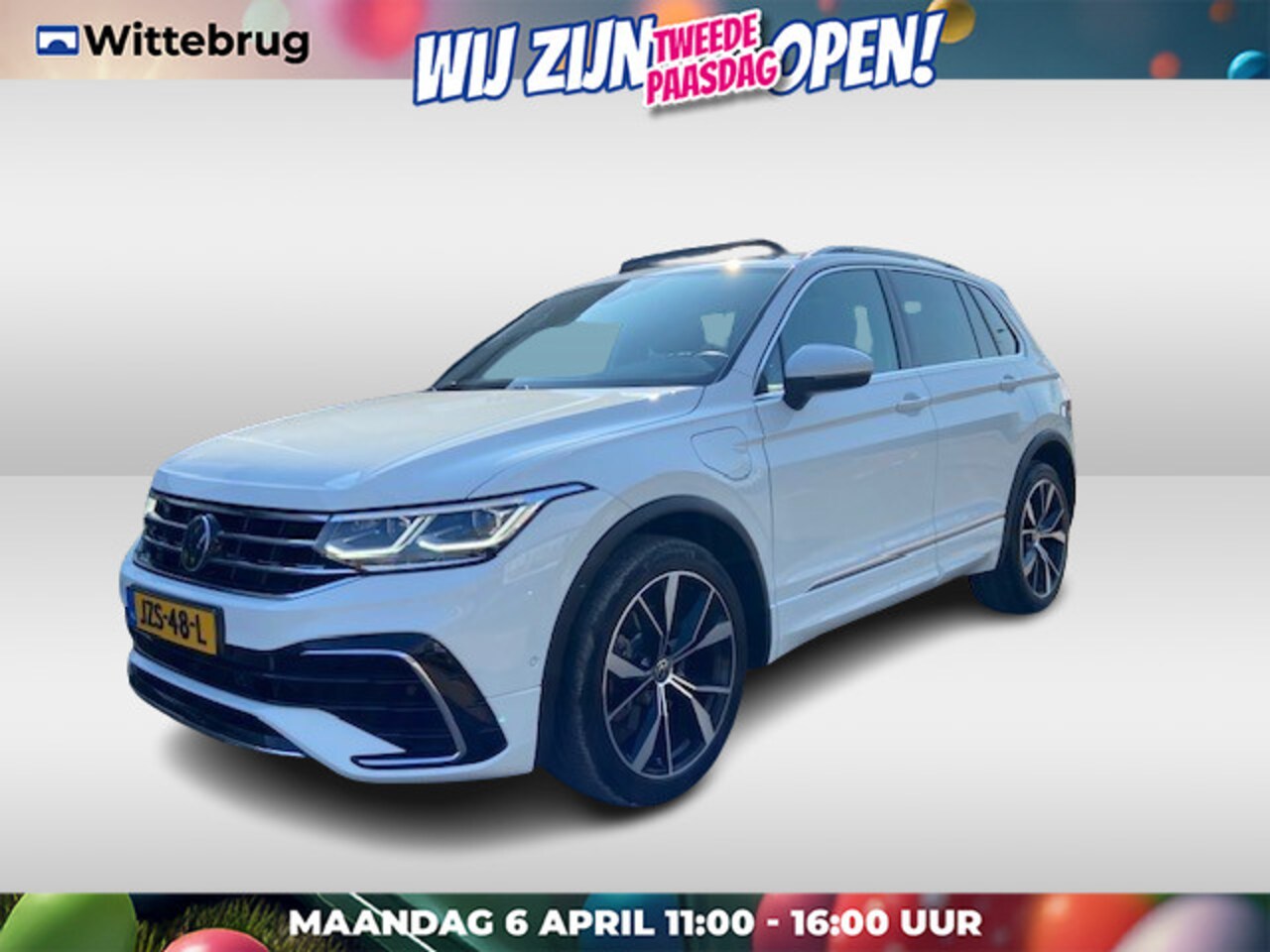 Volkswagen Tiguan - 1.4 TSI eHybrid R-Line Business+ / PANODAK / IQ LED / Voorstoelen verwarmbaar / Elec. trek - AutoWereld.nl