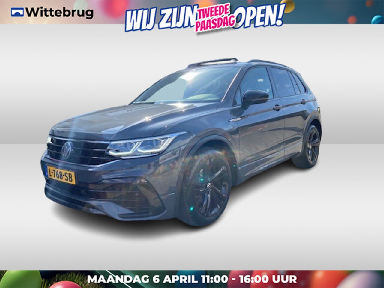 Volkswagen Tiguan - 1.5 TSI 150PK R-Line Business+ / Panoramadak / Black Style / 19" LMV / Carplay / Camera / - AutoWereld.nl