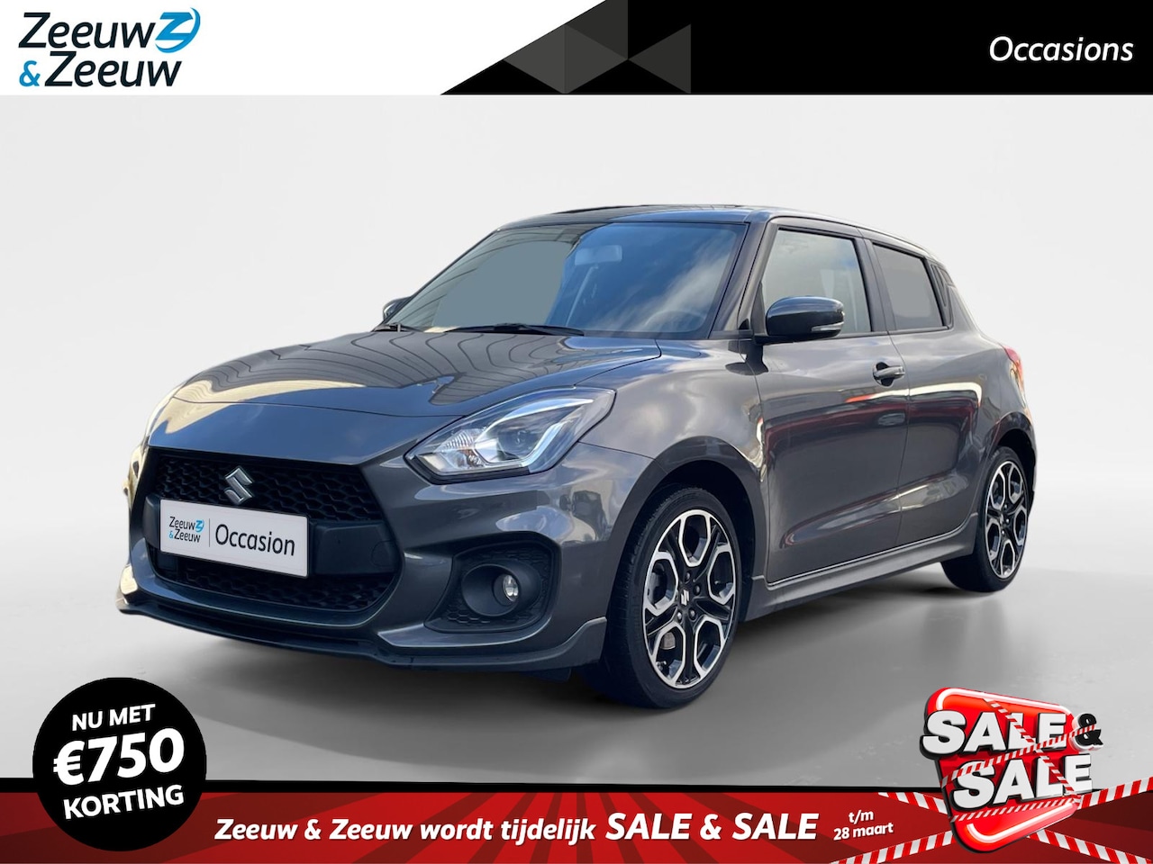 Suzuki Swift - 1.4 Sport Smart Hybrid | Dealer onderhouden | Sportstoelen | Dubbele uitlaat | Cruise cont - AutoWereld.nl